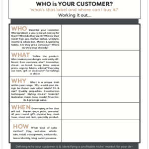 Define your target customer template